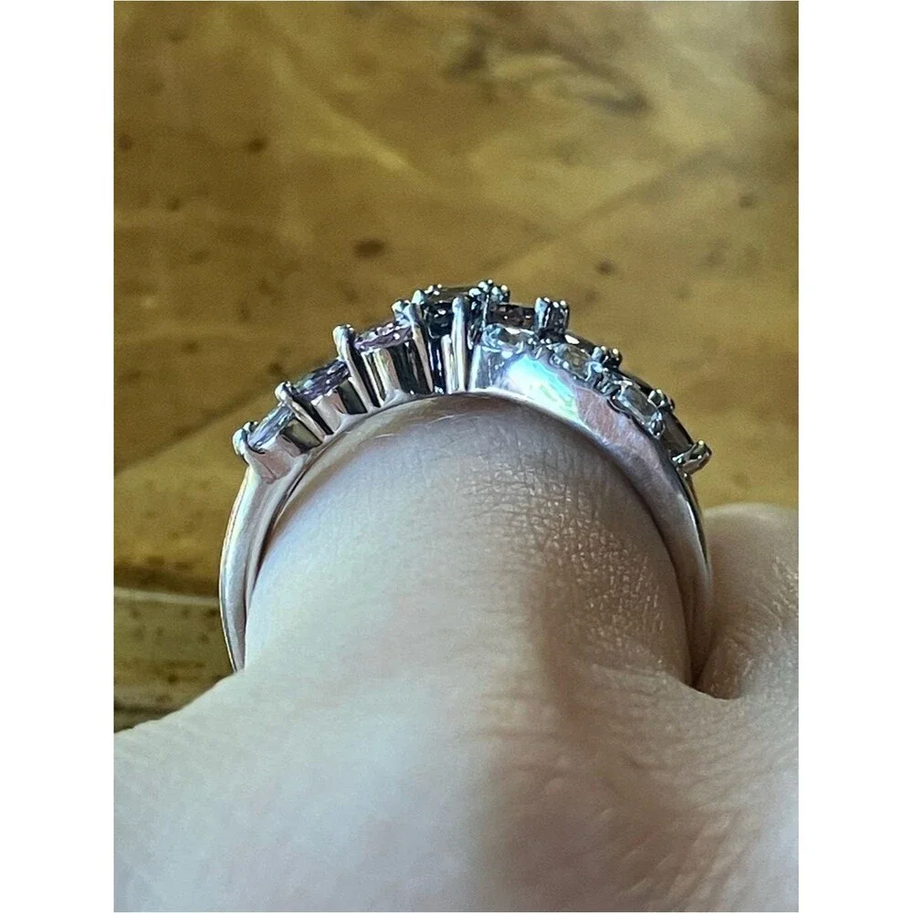 Multicolor Spinel Sapphire Ring Size 8